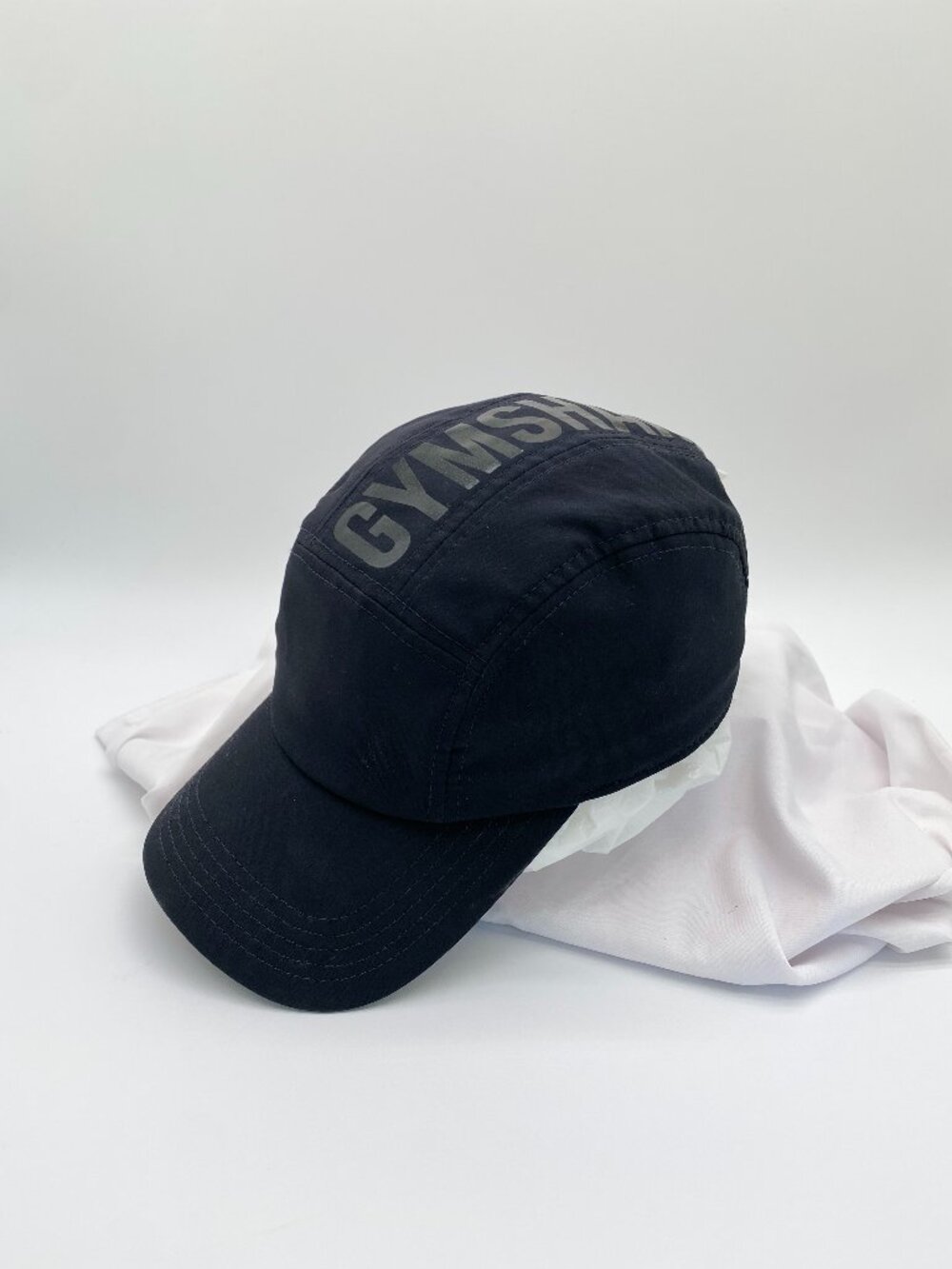 Gymshark Running Cap Black Adjustable Performance Training Hat One Size